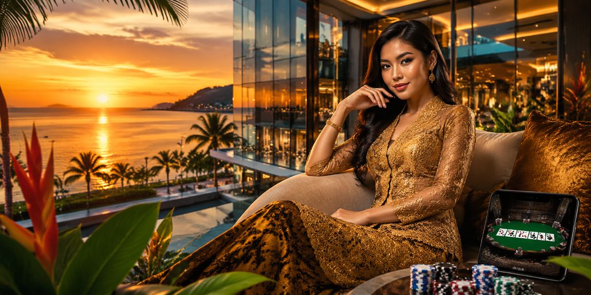 Pemain poker menikmati promosi eksklusif di Kota Kinabalu dengan pakaian tradisional kebaya