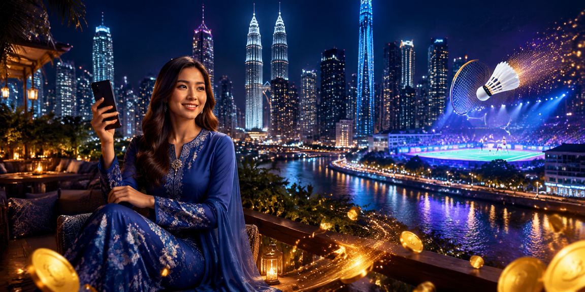 Pemain Malaysia menggunakan telefon untuk taruhan e-sukan secara mudah alih di Kuala Lumpur