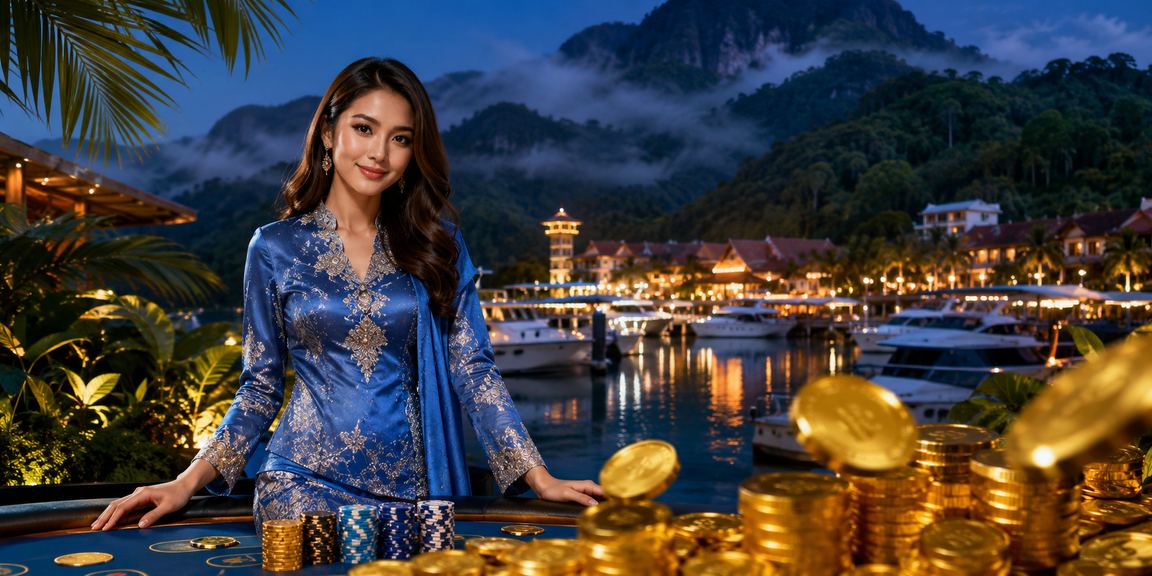 Pengguna menikmati cashback bonus semasa menonton perlawanan langsung di Langkawi dengan tema baju kurung